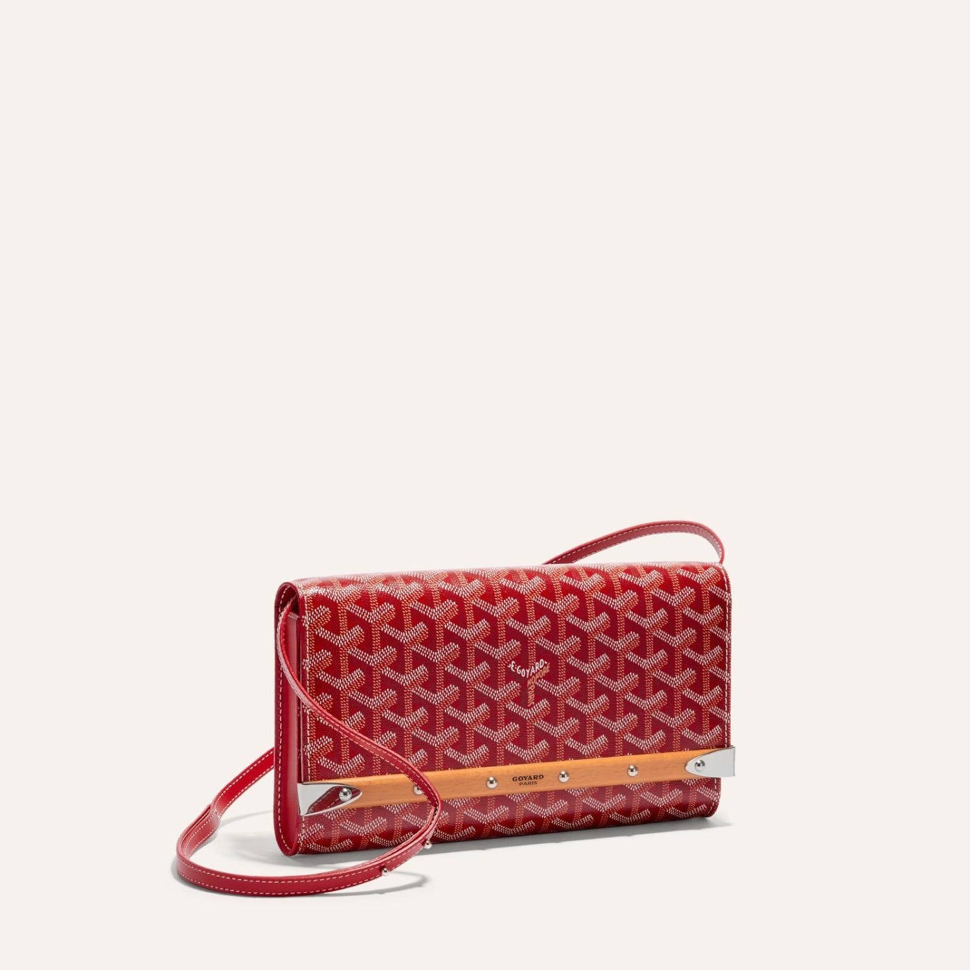 Goyard Monte-Carlo PM Clutch Red - Image 1